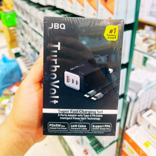 ست شارژر سریع JBQ مدل Turbavant - 3 پورت 65W PD